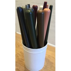 BONO TYKKE BORDBEN MED HJUL, MASSIV EG 56 MM, SORT ELLER ANDEN FARVE