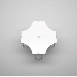 ELEVBORD HJDEJUSTERBAR TREKANTET