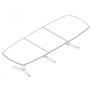 L330 x D120/100 cm