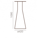 Reverse 42 - min. bordplade 42 cm / max. bordplade 110x110 / 120 cm