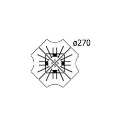 CONSET GRUPPEBORD ST - 4 STK PR ST - BORDPLADE HJRNE