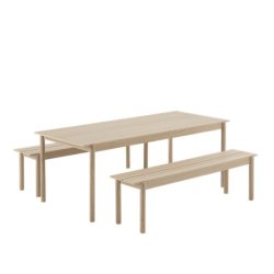 LINEAR WOOD BENCH