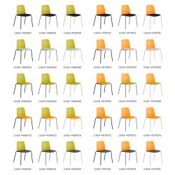 STOL UDEN POLSTER P SDE / MED ARMLN - STOL TIL FLERE FORML