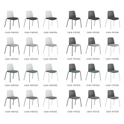 STOL TIL FLERE FORML - MED POLSTER P SDE 