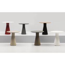 LILLE RUNDT BORD / TR FINISH - EG BORDPLADE