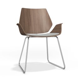 CENTURO STOL MED MEDER - MED ELLER UDEN POLSTER