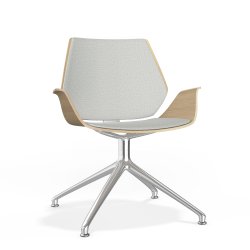 CENTURO STOL MED DREJELIG BASE - MED ELLER UDEN POLSTER