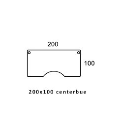CONSET 501-49 H�VE S�NKEBORD - 2 s�jlet, inkl. bordplade
