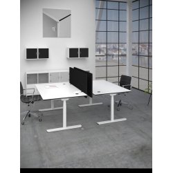 FLOW HVE SNKEBORD MED FIRKANTEDE BEN - 2 sjlet - inkl. bordplade