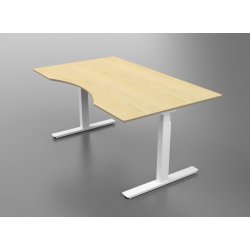 FLOW HVE SNKEBORD MED FIRKANTEDE BEN - 2 sjlet - inkl. bordplade