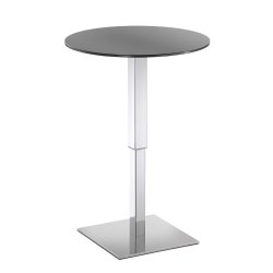 HALIFAX STEL H:46-74/H:75-105 - Max. bordplade : 70 / 70x70 cm