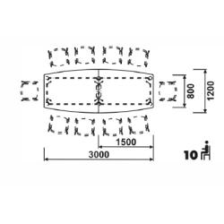 KONFERENCE BORDRAMME FCUKF106/5