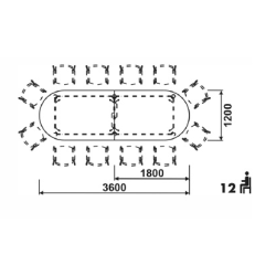 KONFERENCE BORDRAMME FCUKF126/5