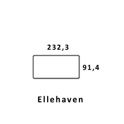 ELLEHAVEN - TO SJLET HVE SNKEBORD - STORT KONFERENCEBORD 