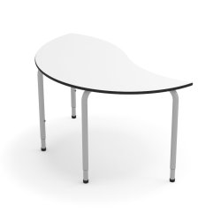 ELEVBORD MED KURVET KANT