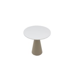 LILLE RUNDT BORD / TR FINISH - EG BORDPLADE