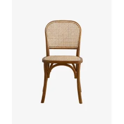 WICKY CAFESTOL MED FLETTET RYG - NATUR