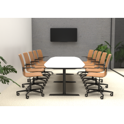 KONFERENCE BORD DYBDE  80 - 90 og 1100mm -  REKTANGULR - SJLEFOD/T-BEN