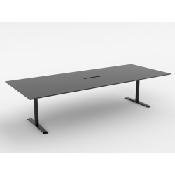 KONFERENCE BORD DYBDE  80 - 90 og 1100mm -  REKTANGULR - SJLEFOD/T-BEN