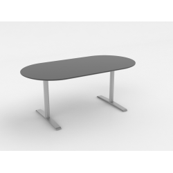 CUBE DESIGN KONFERENCE BORD H720mm -  OVAL ELLER RUND ENDE - SJLE/T-BEN