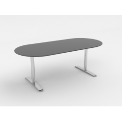 CUBE DESIGN KONFERENCE BORD H720mm -  OVAL ELLER RUND ENDE - SJLE/T-BEN