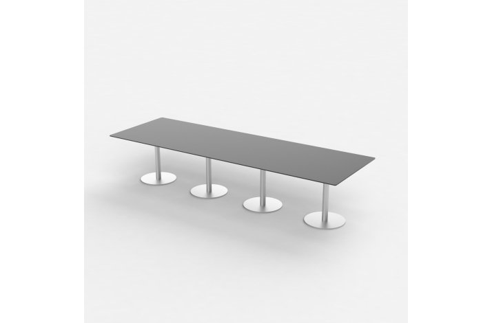 KONFERENCEBORD MED 4 SJLER / REKTANGULR