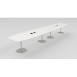 KONFERENCE BORD DYBDE  80 - 90 og 1100mm -  REKTANGULR - SJLEFOD/T-BEN