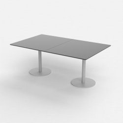 KONFERENCEBORD MED UDTRK -  REKTANGULR - SJLE/T-FOD