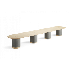 WOOFER LYDABSORBERENDE KONFERENCEBORD - 75 cm hj