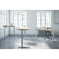 CONSET 501-43 HVE SNKEBORD - 2 sjlet, Inkl. bordplade