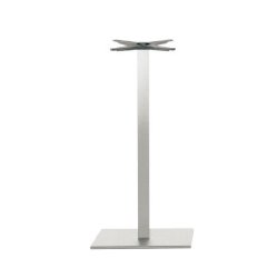 INOX SQUARE STEL H:110/FOD:40X40 - Max. bordplade : 800 mm / B+D: 700 mm