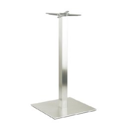 INOX XXL STEL H:110/FOD:60X60 - Max. bordplade : 150 / 100x100 cm