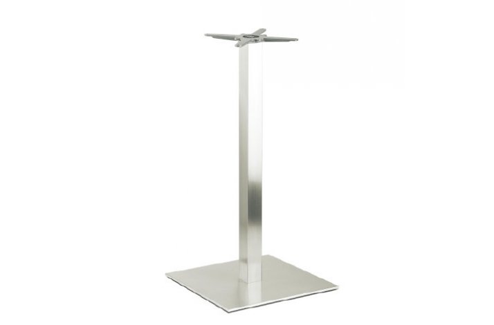 INOX XXL STEL H:110/FOD:60X60 - Max. bordplade : 150 / 100x100 cm