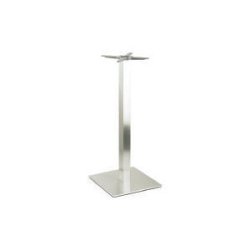 INOX STEL H:110/FOD:50X50 - Max. bordplade : 1100 mm / B+D: 900 mm