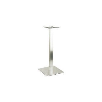 INOX STEL H:110/FOD:50X50 - Max. bordplade : 1100 mm / B+D: 900 mm