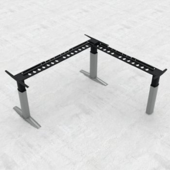 CONSET 501-23 HJRNE HVE SNKE STEL - HJRNE SKRIVEBORD