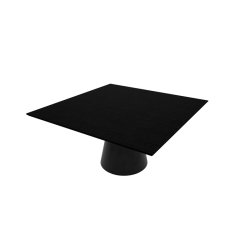 KVADRATISK BORD MED 1 SJLE / TR FINISH - EG BORDPLADE