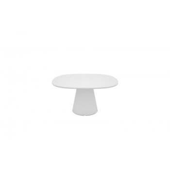 ELIPSEBORD MED 1 SJLE / LAKERET BORDPLADE