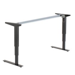 CONSET 501-37 HVE SNKE STEL MED JUSTERBAR BREDDE / SORT - HVID - SLV MED ELLER UDEN HJUL