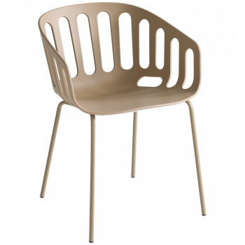 BASKET STOL MED METAL BEN