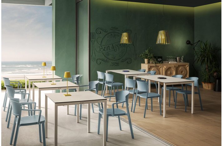 ABUELA STOL MED OG UDEN ARMLN