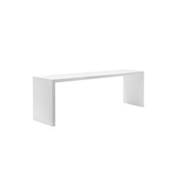 LANGT BORD MED LUKKET ENDE - FLERE STRRELSER OG FARVER