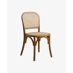 WICKY CAFESTOL MED FLETTET RYG - NATUR