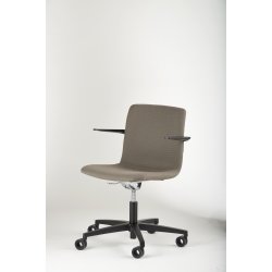 KONFERENCESTOL MED KRYDSSTEL - LAV RYG