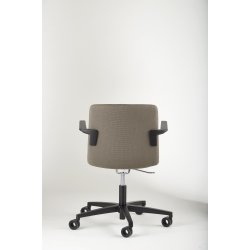 KONFERENCESTOL MED KRYDSSTEL - LAV RYG