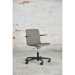 KONFERENCESTOL MED KRYDSSTEL - LAV RYG