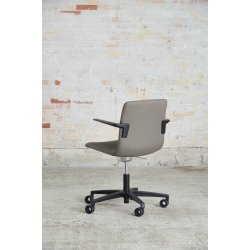 KONFERENCESTOL MED KRYDSSTEL - LAV RYG