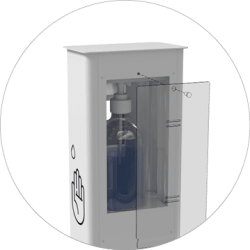 SANISTATION STANDER TIL H�NDDESINFEKTION - 1 Liter