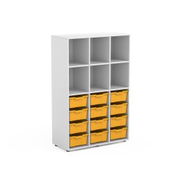 SKOLESKAB ALICE MED OPBEVARINGSKASSER