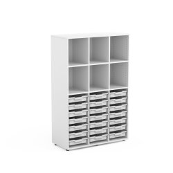 SKOLESKAB ALICE MED OPBEVARINGSKASSER